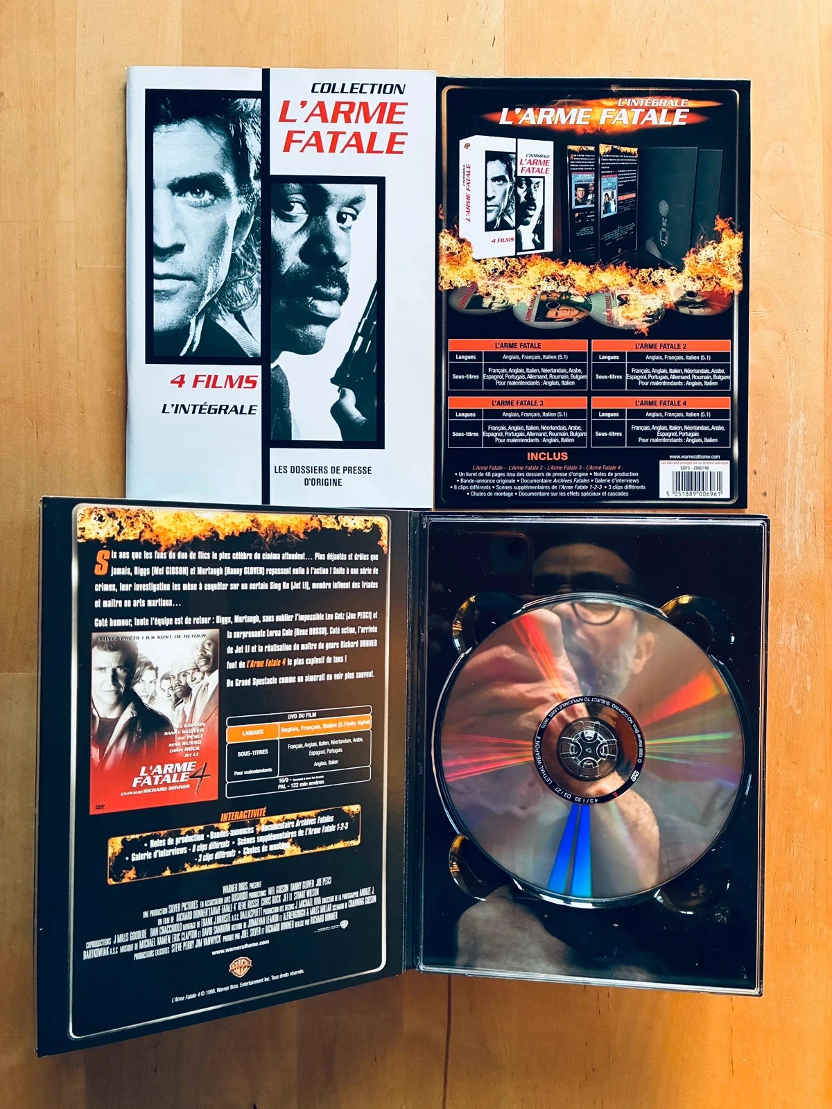 Coffret DVD quadrilogie L’arme fatale. – photo 5